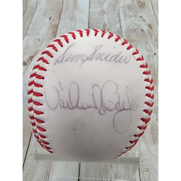 Baltimore Orioles Autographed Baseball Unknow Signatures - Picture 4 of 8